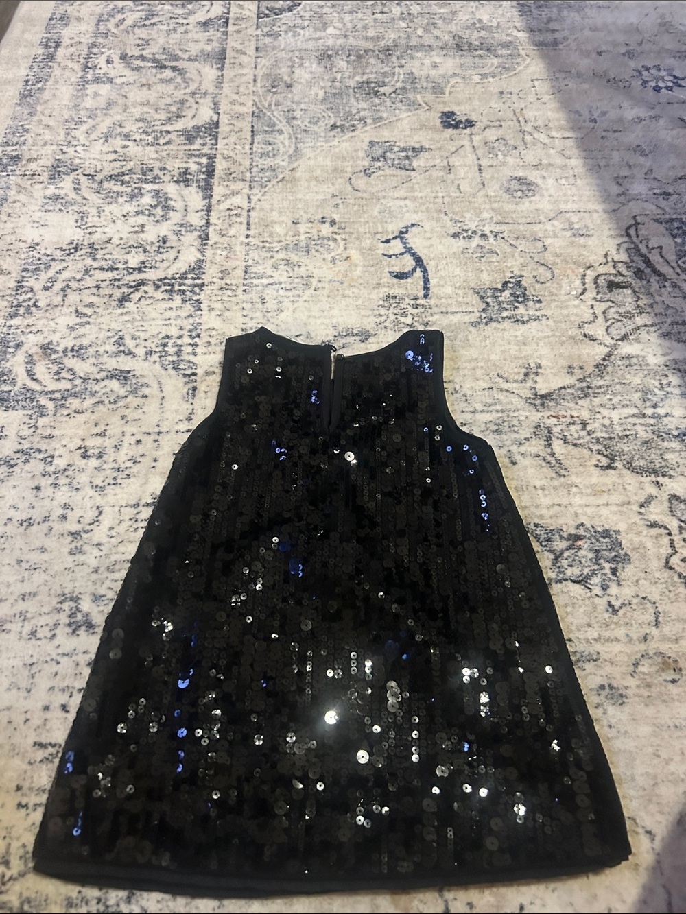H&M Black Sequin Sleeveless Party Dress